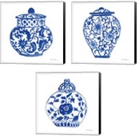 Framed Chinoiserie  3 Piece Canvas Print Set