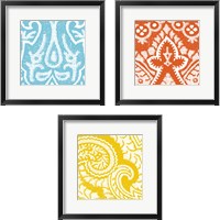 Framed 'Boho Bright 3 Piece Framed Art Print Set' border=