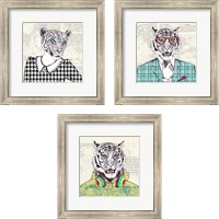 Framed Funny Animals 3 Piece Framed Art Print Set