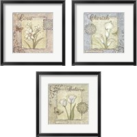 Framed Word Inspiration 3 Piece Framed Art Print Set