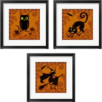 Framed 'Spooktacular  3 Piece Framed Art Print Set' border=