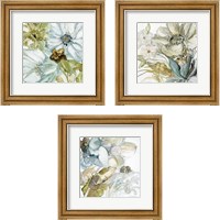 Framed 'Seaglass Garden 3 Piece Framed Art Print Set' border=