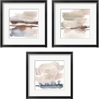 Framed Earth Horizon 3 Piece Framed Art Print Set