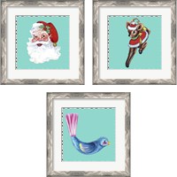 Framed '1955 Christmas 3 Piece Framed Art Print Set' border=