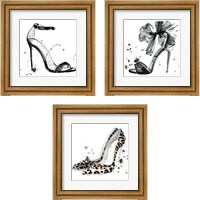 Framed Glamourous  3 Piece Framed Art Print Set