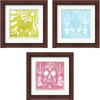 Framed Dia de Fiesta 3 Piece Framed Art Print Set