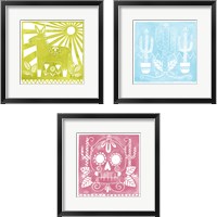 Framed Dia de Fiesta 3 Piece Framed Art Print Set