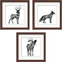 Framed 'Wise Walker 3 Piece Framed Art Print Set' border=