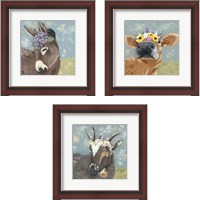 Framed Farm Fun 3 Piece Framed Art Print Set