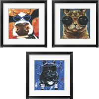 Framed Dapper Animal 3 Piece Framed Art Print Set