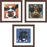 Framed Dapper Animal 3 Piece Framed Art Print Set