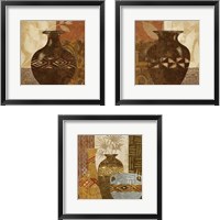 Framed Ethnic Vase 3 Piece Framed Art Print Set