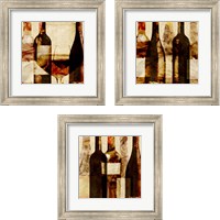 Framed Smokey Wine 3 Piece Framed Art Print Set