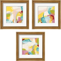 Framed 'Chroma  3 Piece Framed Art Print Set' border=