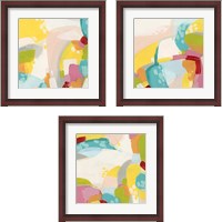 Framed Chroma  3 Piece Framed Art Print Set