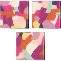 Framed Pink Slip 3 Piece Canvas Print Set
