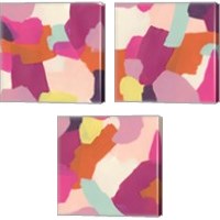 Framed Pink Slip 3 Piece Canvas Print Set