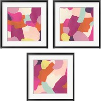 Framed Pink Slip 3 Piece Framed Art Print Set