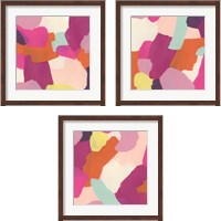 Framed Pink Slip 3 Piece Framed Art Print Set