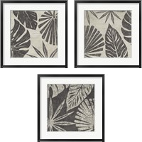 Framed Tribal Palms 3 Piece Framed Art Print Set