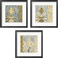 Framed 'Exotic Journey  3 Piece Framed Art Print Set' border=