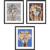 Framed Animal Patterns 3 Piece Framed Art Print Set