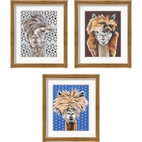 Framed Animal Patterns 3 Piece Framed Art Print Set