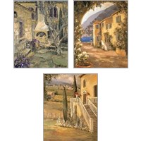 Framed Scenic Italy  3 Piece Art Print Set