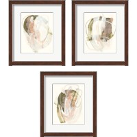 Framed 'Hyacinth Gesture  3 Piece Framed Art Print Set' border=