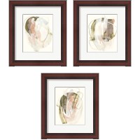 Framed 'Hyacinth Gesture  3 Piece Framed Art Print Set' border=