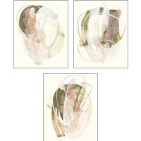 Framed 'Hyacinth Gesture  3 Piece Art Print Set' border=