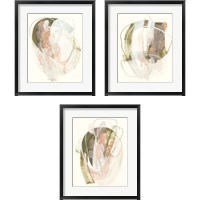 Framed 'Hyacinth Gesture  3 Piece Framed Art Print Set' border=