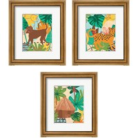 Framed Graphic Jungle 3 Piece Framed Art Print Set