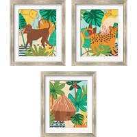 Framed Graphic Jungle 3 Piece Framed Art Print Set