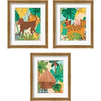 Framed Graphic Jungle 3 Piece Framed Art Print Set