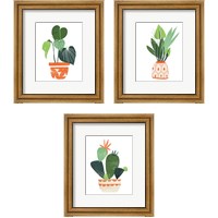 Framed Happy Plants 3 Piece Framed Art Print Set