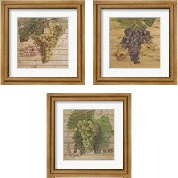Framed Grape Crate 3 Piece Framed Art Print Set