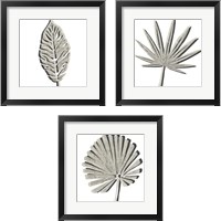 Framed Cut Paper Palms 3 Piece Framed Art Print Set