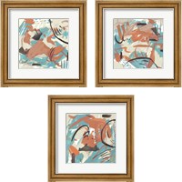 Framed Abstract Composition 3 Piece Framed Art Print Set
