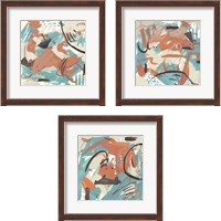 Framed Abstract Composition 3 Piece Framed Art Print Set
