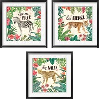 Framed Jungle Vibes 3 Piece Framed Art Print Set