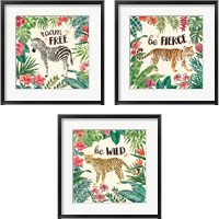 Framed Jungle Vibes 3 Piece Framed Art Print Set