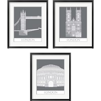 Framed London Landmark 3 Piece Framed Art Print Set