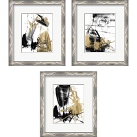 Framed 'Glam & Black 3 Piece Framed Art Print Set' border=