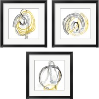 Framed String Orbit 3 Piece Framed Art Print Set