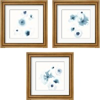 Framed Protea Blue 3 Piece Framed Art Print Set