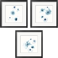 Framed Protea Blue 3 Piece Framed Art Print Set