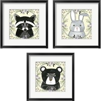 Framed 'Wild Child 3 Piece Framed Art Print Set' border=