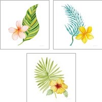 Framed Treasures of the Tropics 3 Piece Art Print Set