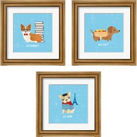Framed Good Dogs 3 Piece Framed Art Print Set